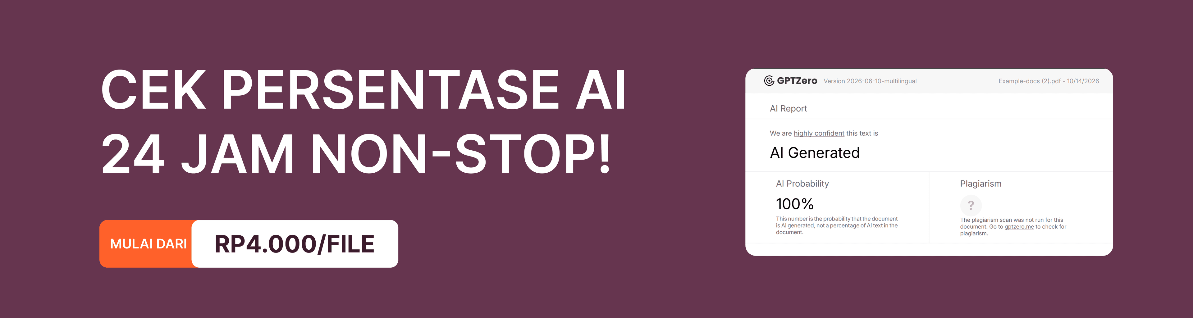 Cek persentase AI 24 jam non-stop, mulai dari Rp4.000 per file